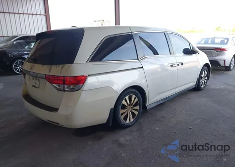 2014 Honda Odyssey Ex-L из США, поврежденный, VIN 5FNRL5H64EB090685
